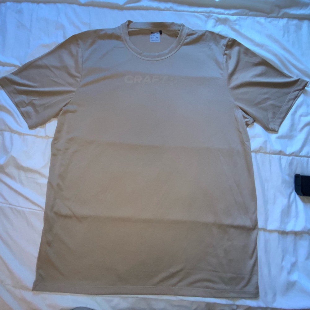 Craft, men's summer perforated t-shirt size XXL PIT TO PIT 24” brand new.